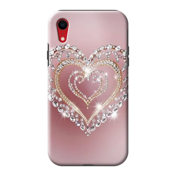 Sparkling Jewel Heart Case