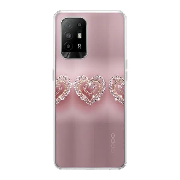 Sparkling Jewel Heart Case