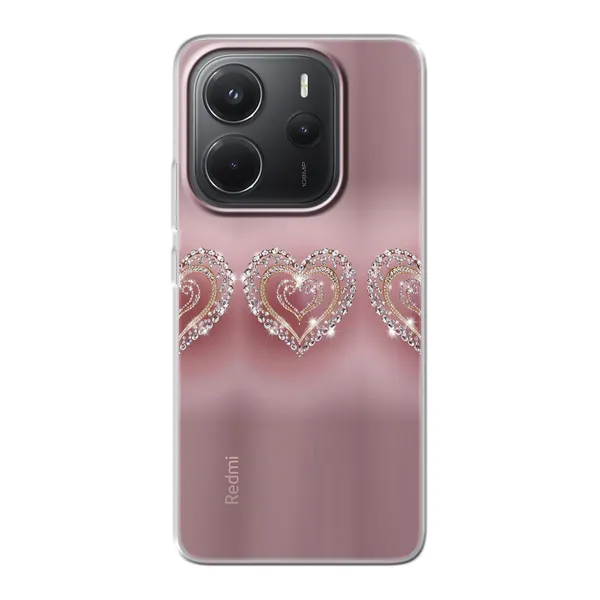 Sparkling Jewel Heart Case