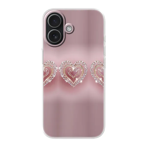 Sparkling Jewel Heart Case