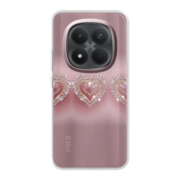 Sparkling Jewel Heart Case