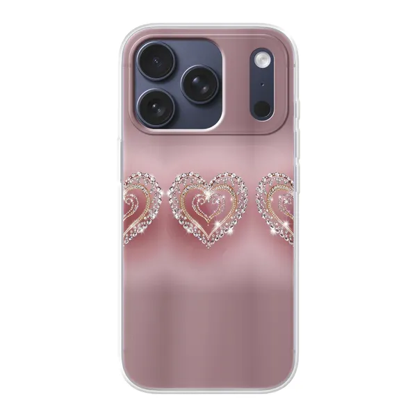 Sparkling Jewel Heart Case