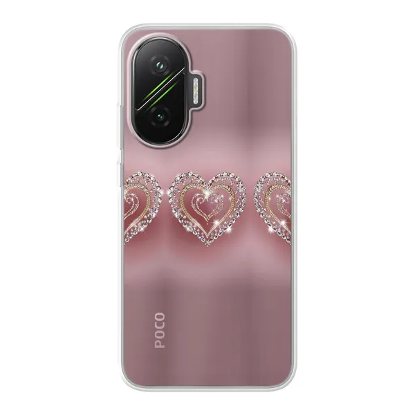 Sparkling Jewel Heart Case
