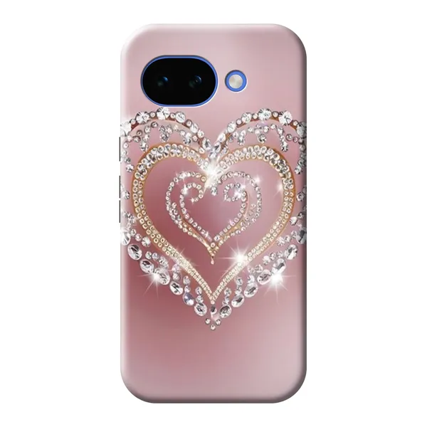 Sparkling Jewel Heart Case