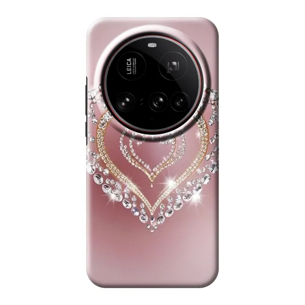 Sparkling Jewel Heart Case