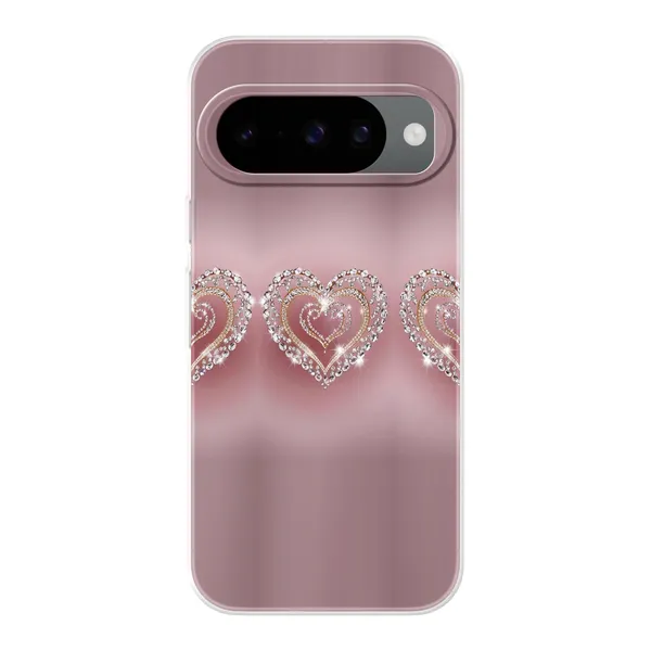 Sparkling Jewel Heart Case