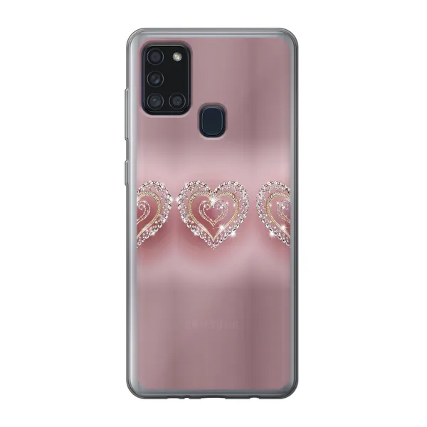 Sparkling Jewel Heart Case