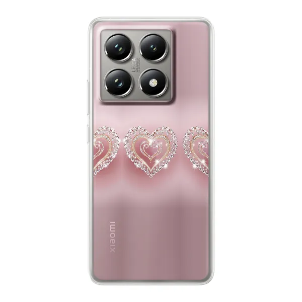 Sparkling Jewel Heart Case