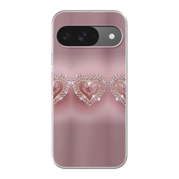 Sparkling Jewel Heart Case