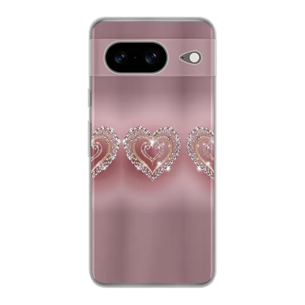 Sparkling Jewel Heart Case
