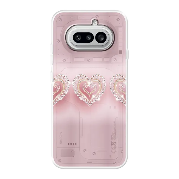 Sparkling Jewel Heart Case