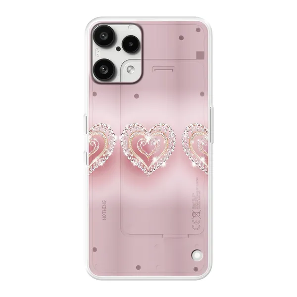 Sparkling Jewel Heart Case