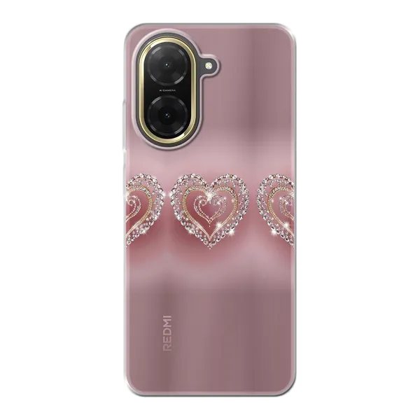 Sparkling Jewel Heart Case