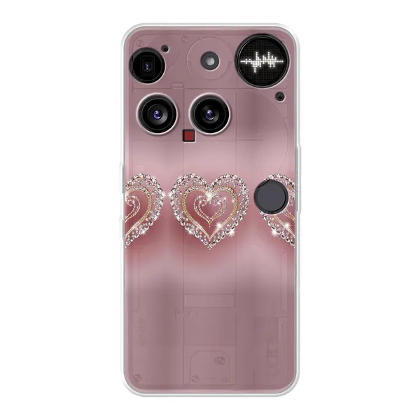Sparkling Jewel Heart Case
