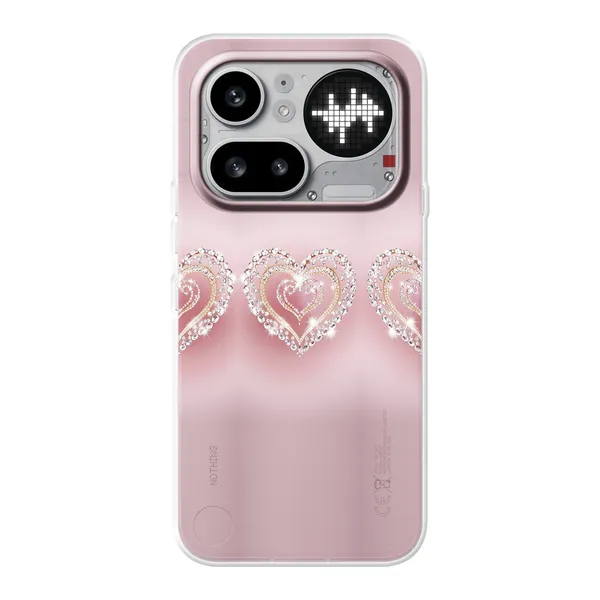 Sparkling Jewel Heart Case