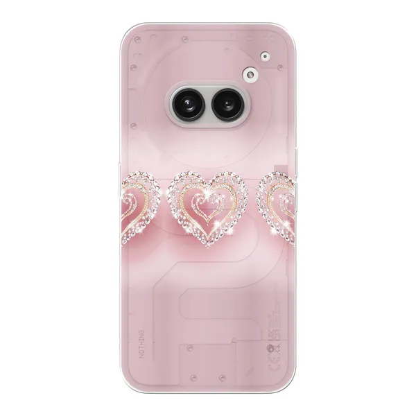 Sparkling Jewel Heart Case