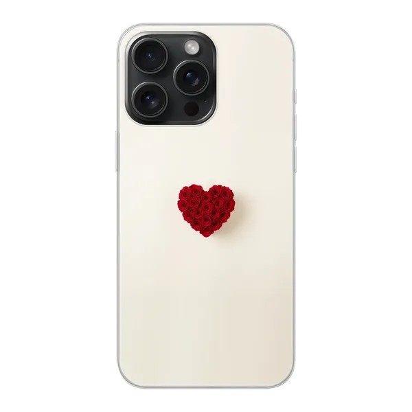 Red Rose Heart case