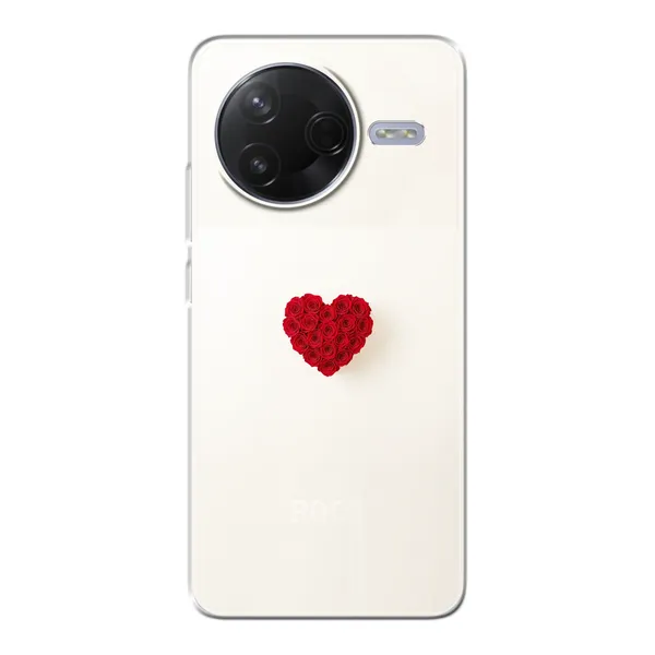 Red Rose Heart case