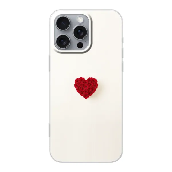 Red Rose Heart case