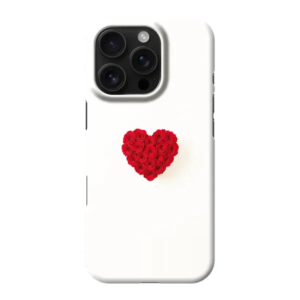 Red Rose Heart Design case