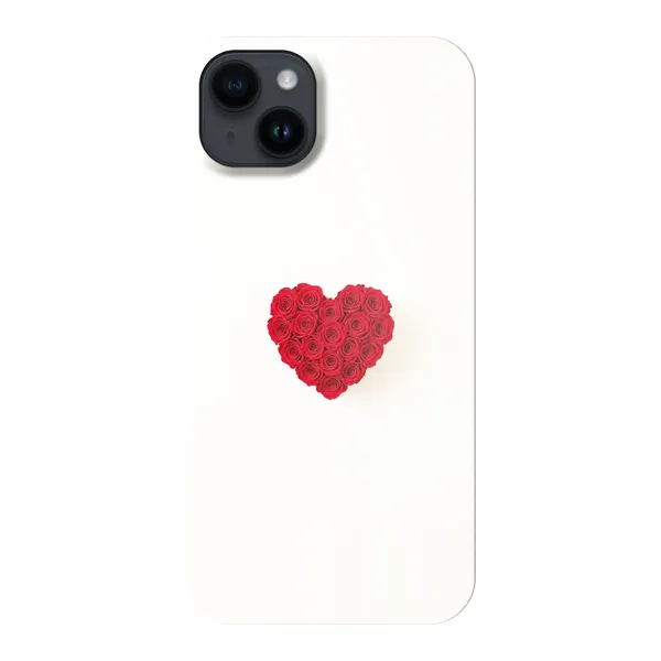 Red Rose Heart Design case
