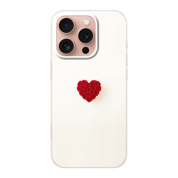 Red Rose Heart case