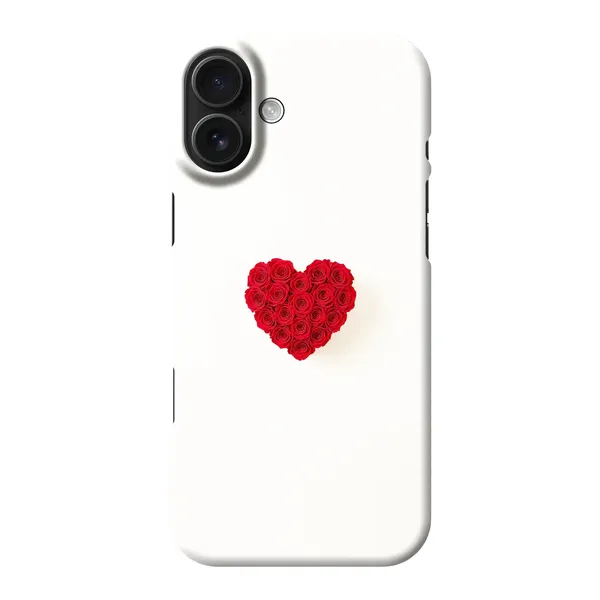 Red Rose Heart Design case