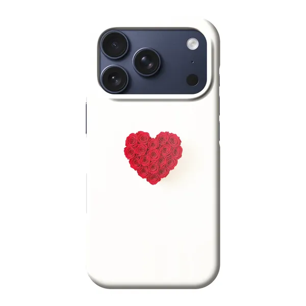 Red Rose Heart Design case