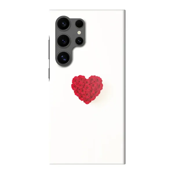 Red Rose Heart Design case