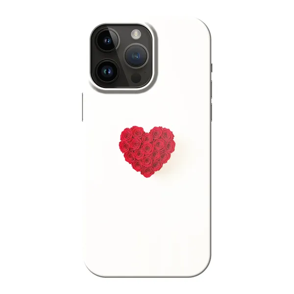 Red Rose Heart Design case