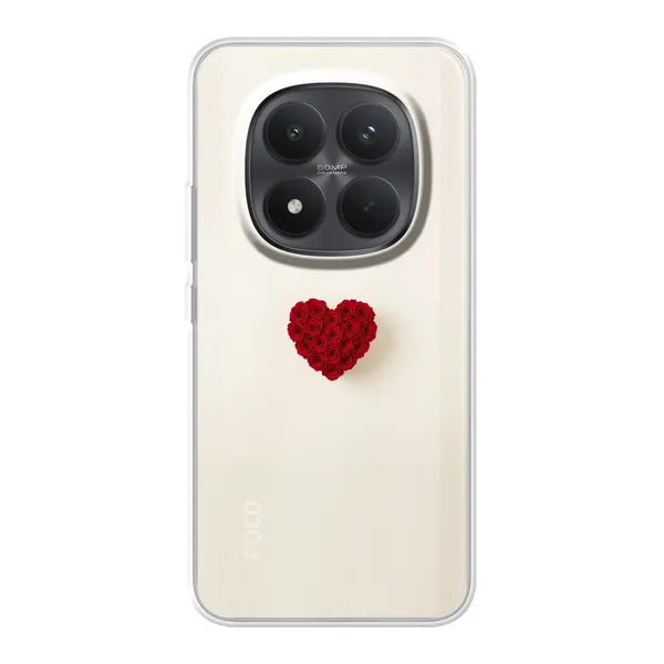 Red Rose Heart case