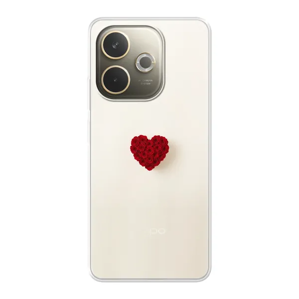 Red Rose Heart case