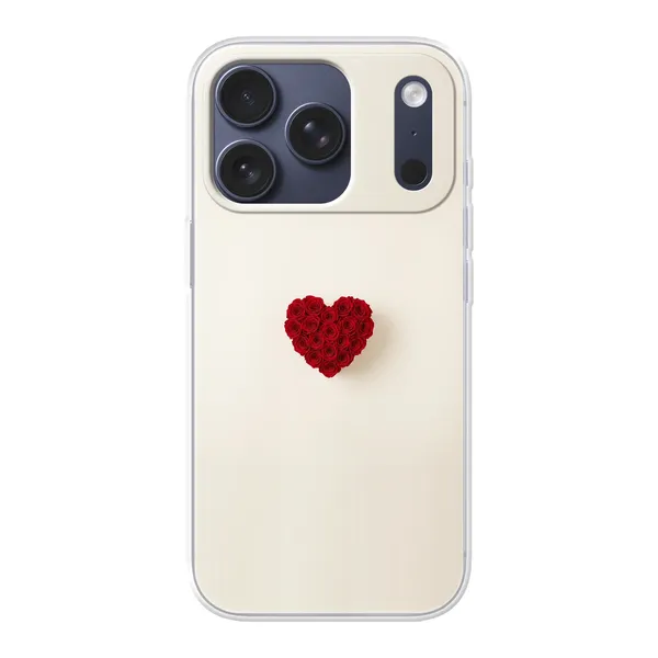 Red Rose Heart case