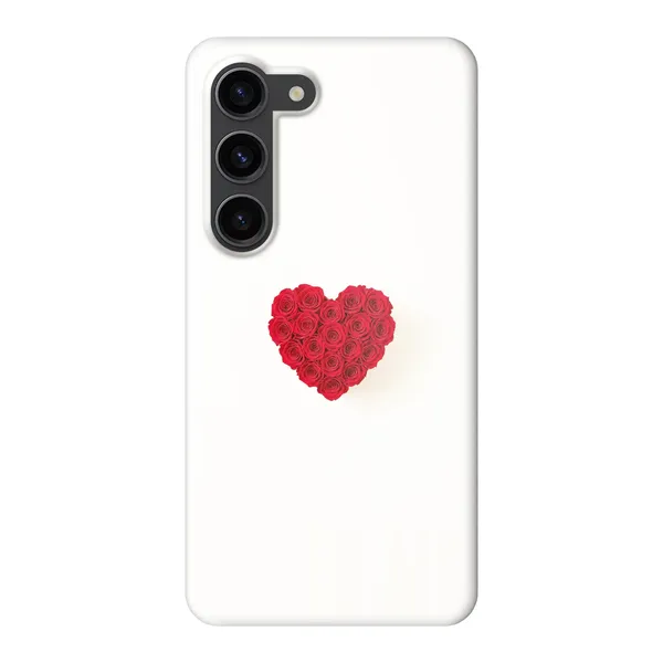 Red Rose Heart Design case