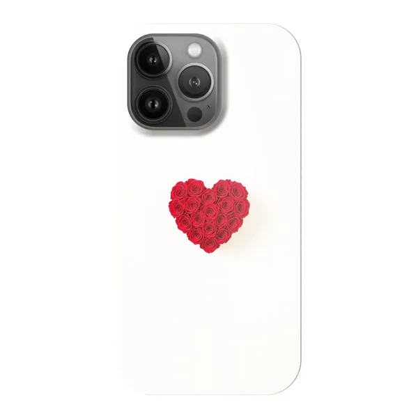 Red Rose Heart Design case