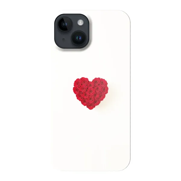 Red Rose Heart Design case