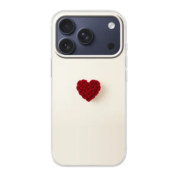 Red Rose Heart case