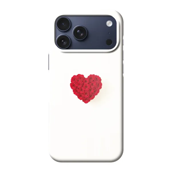 Red Rose Heart Design case