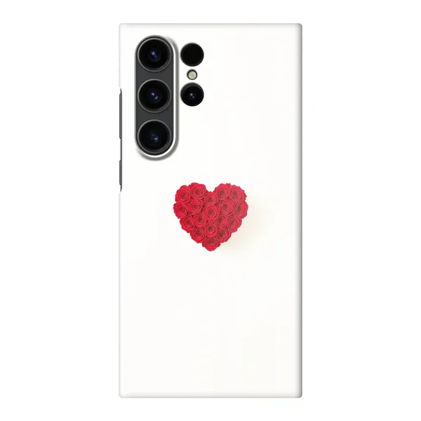 Red Rose Heart Design case