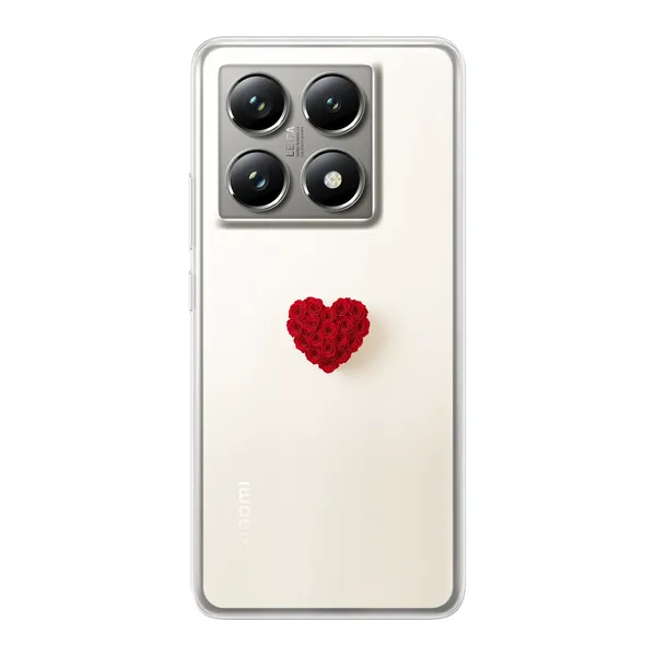 Red Rose Heart case