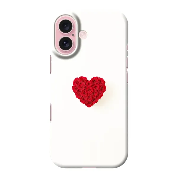 Red Rose Heart Design case