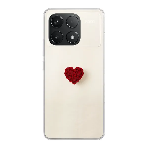 Red Rose Heart case