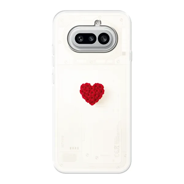 Red Rose Heart case