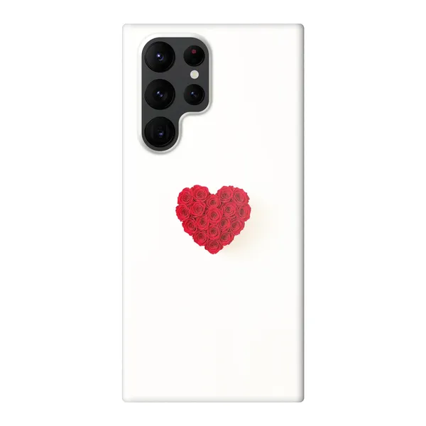 Red Rose Heart Design case