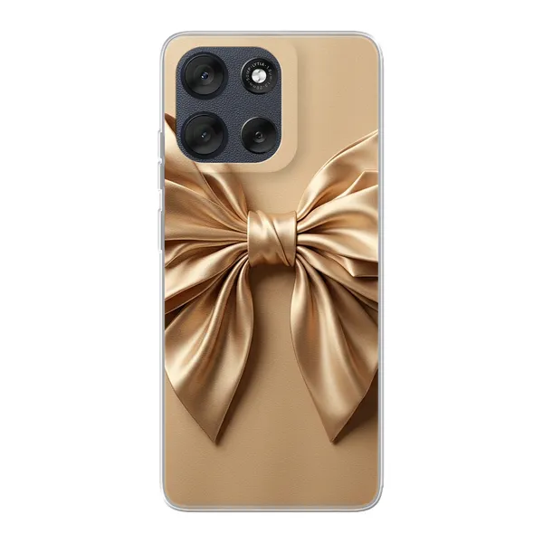 Champagne Satin Origami Bow Case