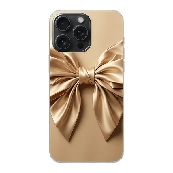 Champagne Satin Origami Bow Case