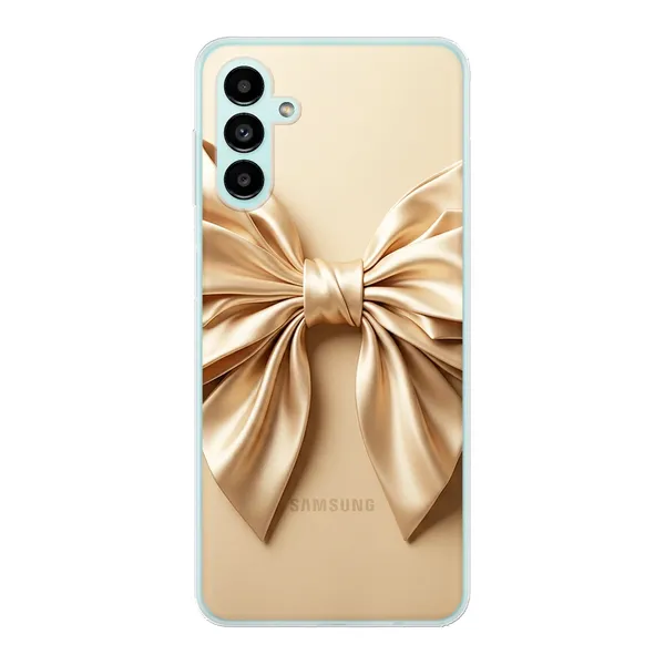 Champagne Satin Origami Bow Case