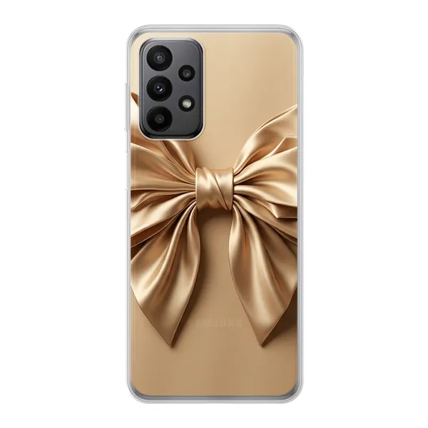 Champagne Satin Origami Bow Case