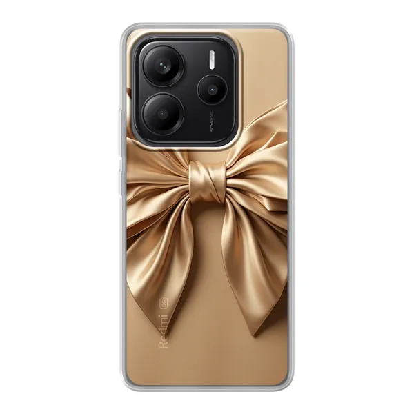 Champagne Satin Origami Bow Case