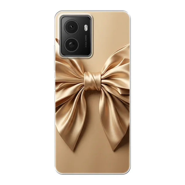 Champagne Satin Origami Bow Case